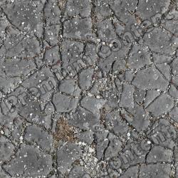 Seamless Textures of Ground Asphalt Road